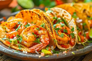 Caribbean Spiced Shrimp Tacos