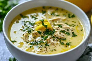 Greek Lemon Chicken Soup